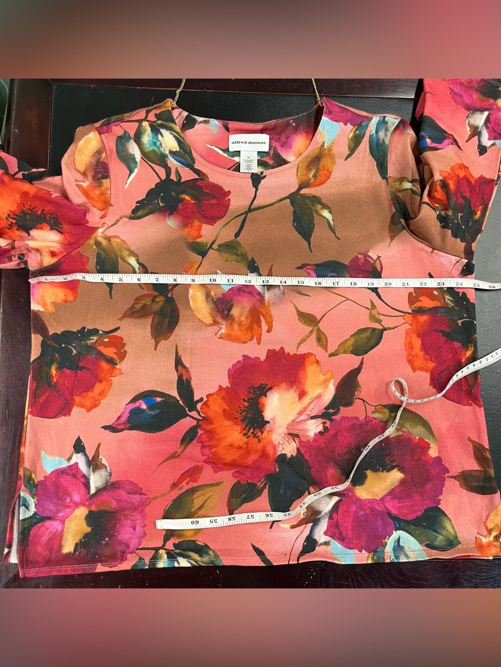 Alfred Dunner top with necklace size XL - Picture 8 of 9
